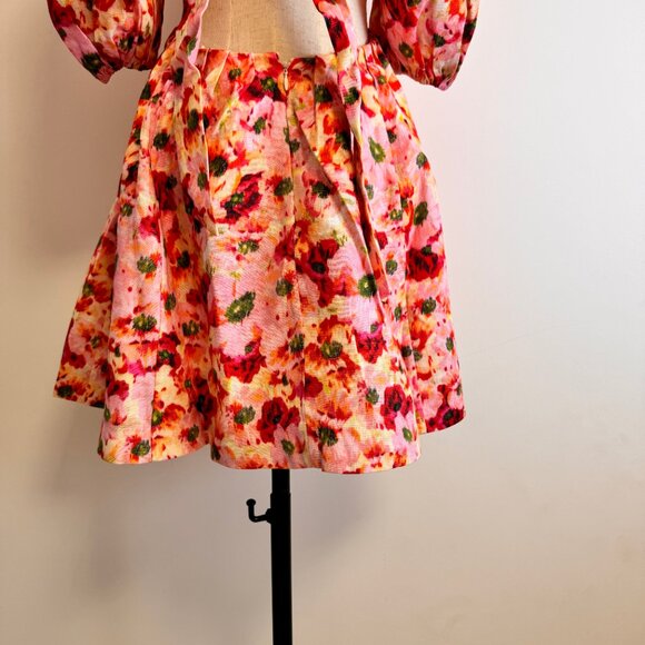 Zimmermann Linen dress with floral print - Picture 9 of 11